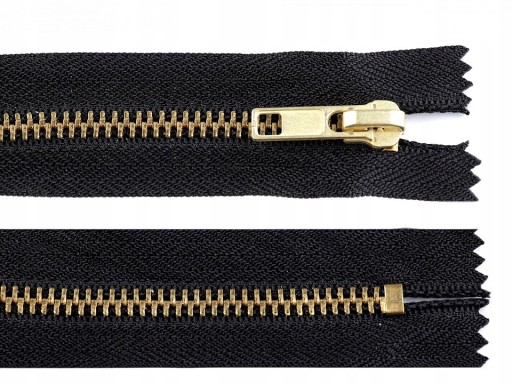 12 cm kovový zips na džínsy, kabelky