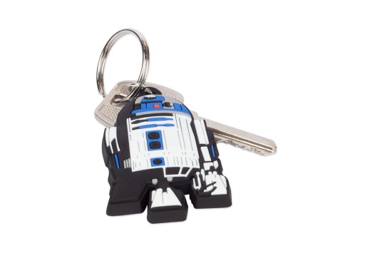 Gumová kľúčenka na kľúče od droida Star Wars R2D2