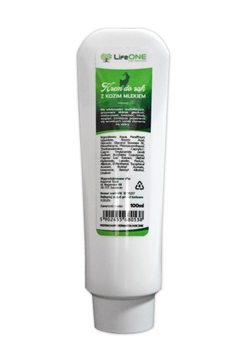 LifeONE | Krém na ruky s kozím mliekom | 100 ml