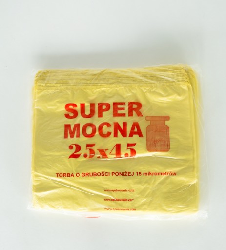 Tašky Jednorazové vrecúška 25x45cm 100 kusov Mocna taška 14ml 5kg