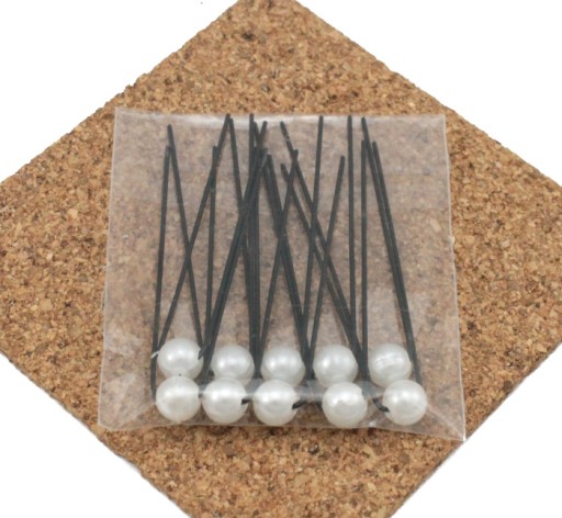 BIN PINS S BIELYMI PERLAMI 10 KUSOV BIN BRINK PINS