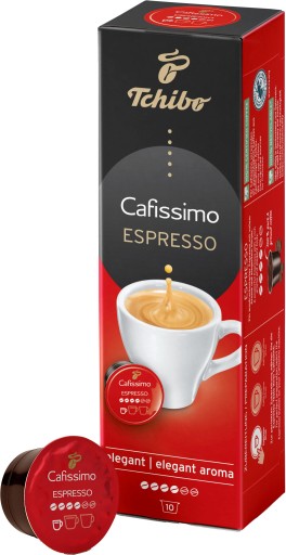 TCHIBO CAFISSIMO ESPRESSO ELEGANTNÉ 10 KAPSULÍ