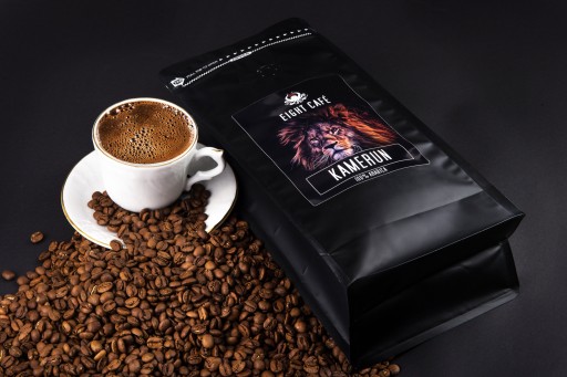 Čerstvo pražené kávové zrná 100% Arabica Kamerun 50G pre kávovar na espresso