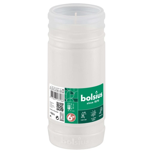 Vložka do sviečky parafínová Bolsius 6,5D RP6W 135h 1 ks