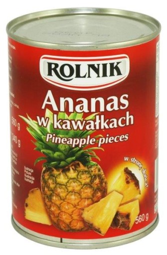 Farmársky ananás v kúskoch 580 ml