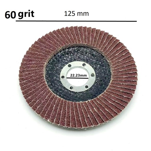 KLAPKA NA BRÚSENIE 125mm P60 GR60 KLAPKA KOVOVEJ OCELOVÉHO DREVA