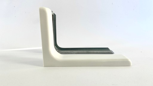LEO držiak police 12cm biely 2 ks