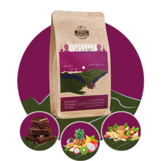 ČERSTVO PRAŽENÉ KÁVOVÉ ZRNKY KOSTARIKA SHB 100G 100% ARABICA ŠPECIALITA