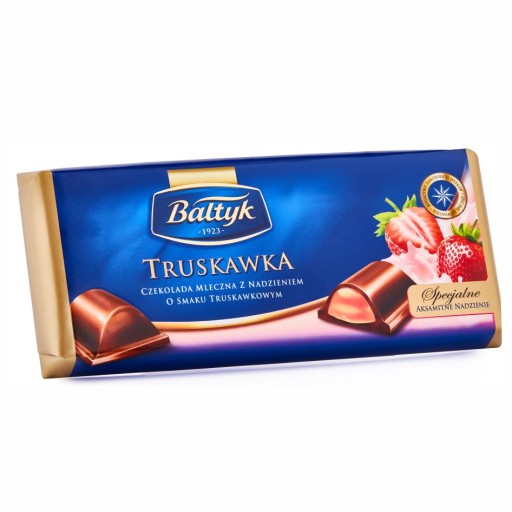 Jahodová čokoláda 148 g Baltyk SVÄTÉ prijímanie Dar