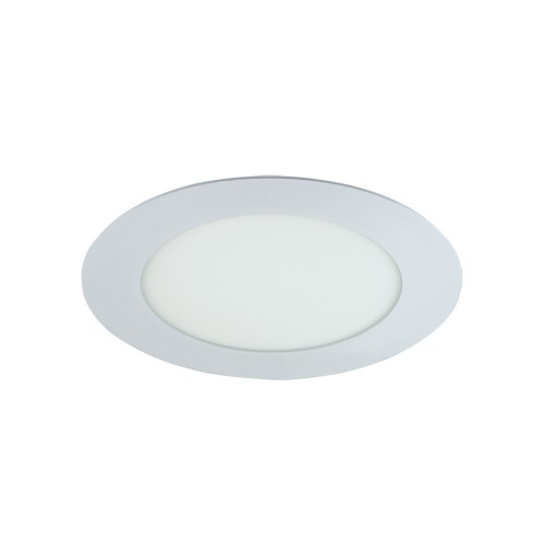STRUHM SLIM zápustné stropné svietidlo, biele, 6W, 12cm, farba studená
