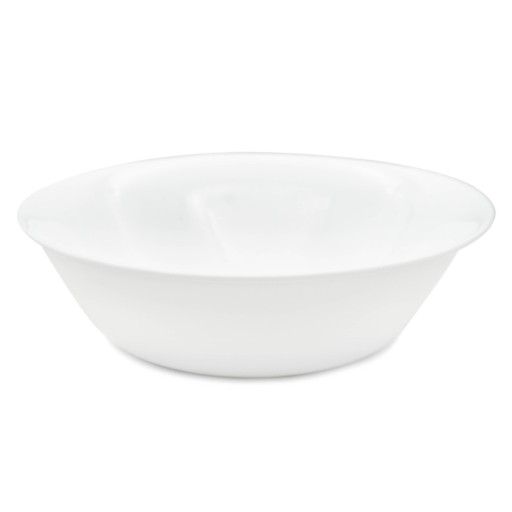 BIELA OPÁLOVÁ MISKA NA ŠALÁT HLBOKÁ MISKA 17CM okrúhla MISKA POLIEV.
