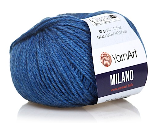 PRIADZA MILANO PRIADZA Č. 876 MODRÁ