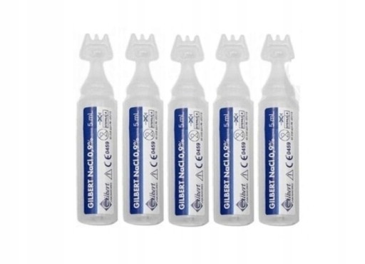 SADA 20 x GILBERT FYZIOLOGICKÁ SOĽ 20 x 5ml Pre DETI A DOSPELÝCH