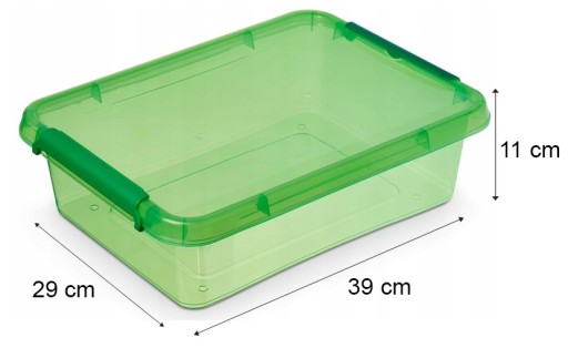 ORGANIZÉR NÁDOBA S VÍKOM 8,5 l, zelená