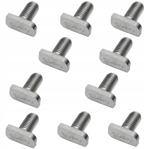 SKRUTKA KLADIVA M10x20 NEREZ T-OCEL PRE LIŠTY PV PROFILU x10