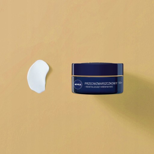 NIVEA Nočný krém proti vráskam 55+ 50ml