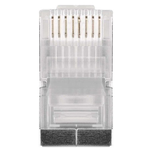 RJ45 zástrčka EKRAN zástrčka internet LAN sieťový terminál FTP Cat5e - 20 ks