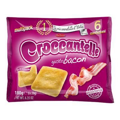 CROCCANTELLE gusto slaninkové multipack krekry s príchuťou slaniny 180g