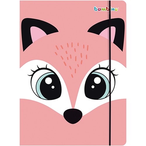 Školská zložka Koala/Fox A4 s gumičkou