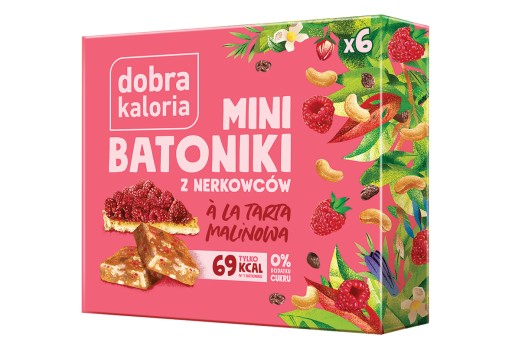 Dobra Kaloria Mini Bars malinový koláč 102g x2