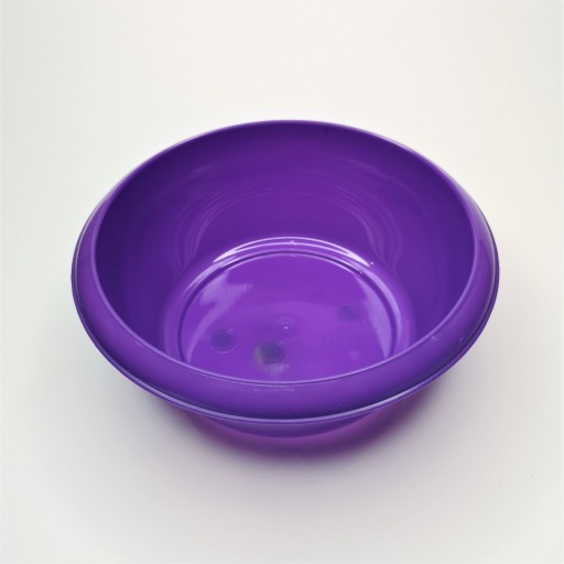 PLASTOVÁ MISKA okrúhla do mikrovlnky 1,1 l 20 cm MKM2 MODRÁ