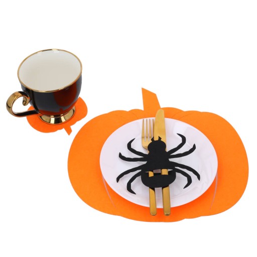 Prestieranie na stôl Dekorácia na stôl Tekvicové prestieranie na Halloween