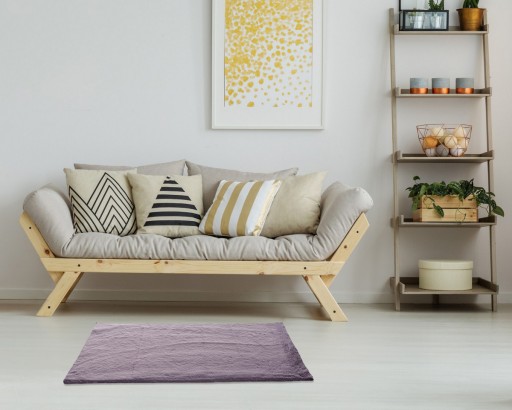 Koberec 40x60 Mäkká plyšová kožušina do spálne, kúpeľňa králik 112