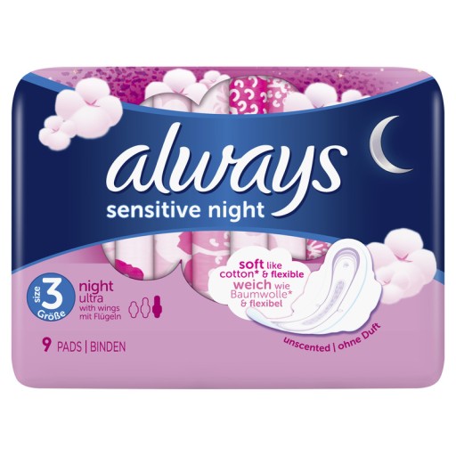 VŽDY ULTRA NOC CITLIVÉ 9KS