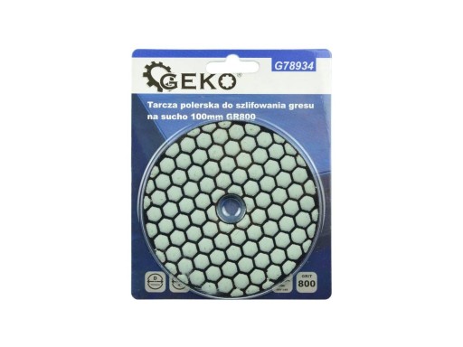 Leštiaci kotúč na suché brúsenie kameniny 100mm GR800 G78934 GEKO