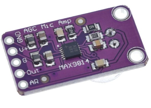 Modul s elektretovým mikrofónom a zosilňovačom