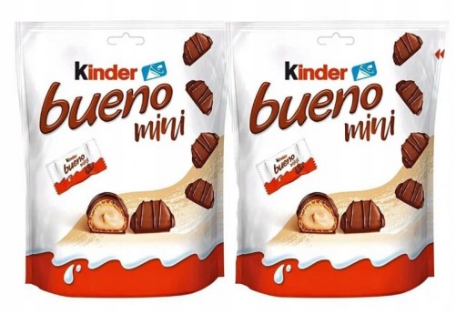 Kinder Bueno Mini Ferrero Čokoládové oblátky plnené tyčinky 2ks x 108g