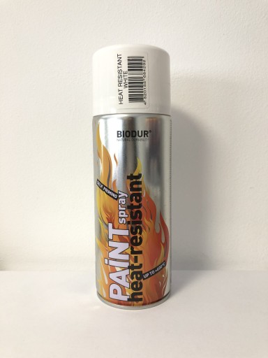 BIODUR Žiaruvzdorný sprej 400ml 600*C Biela