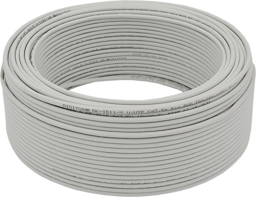 Kábel Twisted pair UTP cat.5E wire DIGITUS 100% MEĎ