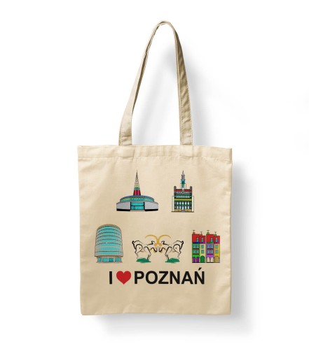 Ekologická bavlnená taška s mestskou potlačou