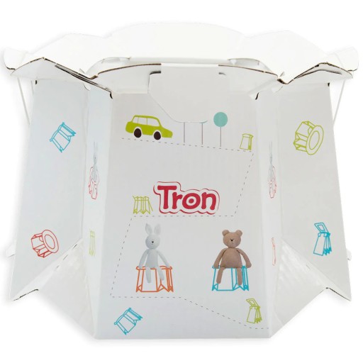 Tron: jednorazový nočník pre deti medvedíka a králika