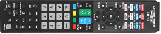 UNIVERZÁLNE DIAĽKOVÉ OVLÁDANIE PRE OSTRÉ SMART NETFLIX YOUTUBE TV BATERIE ZDARMA