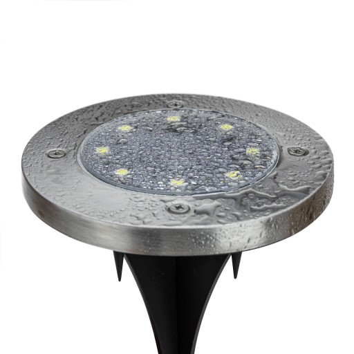 1 x LED záhradné SOLAR svietidlo, zapichnuté do zeme