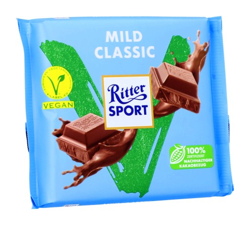 Ritter Sport VEGAN Mliečna čokoláda 100g