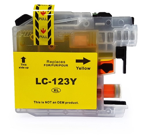 ATRAMENT pre BROTHER LC123 DCP-J132W DCP-J152W ŽLTÝ