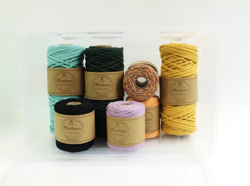 Nádoba, krabica s krytom 12L MACRAME