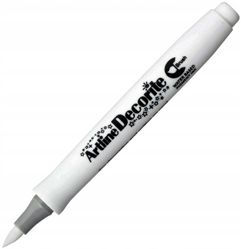 Artline TOMA PERMANENTNÝ MARKER Decorite Brush BIELY