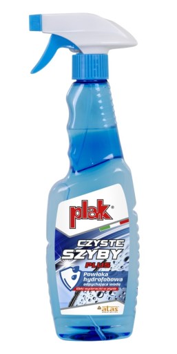 PLAK TEKUTÝ HYDROFÓBNY NÁTER NA ČISTENIE OKIEN 550ML