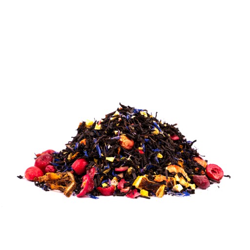 ČIERNY LISTOVÝ ČAJ CEYLON JAHODA CITRÓN NEW YORK TEAVERSO 50G