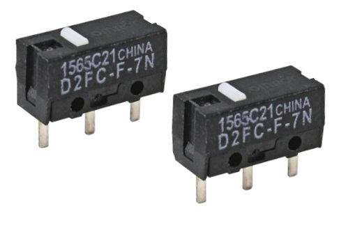 Mikrokontakt pre myši OMRON D2FC-F-7N, 2 kusy