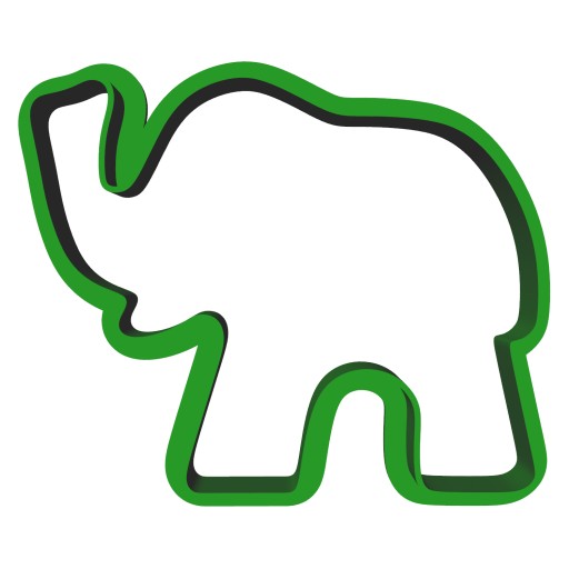 Vykrajovačka na sušienky Zoo Elephant Elephant 1