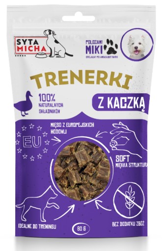 Saty Micha Traktki kačica s kačicou pre psov 80 g