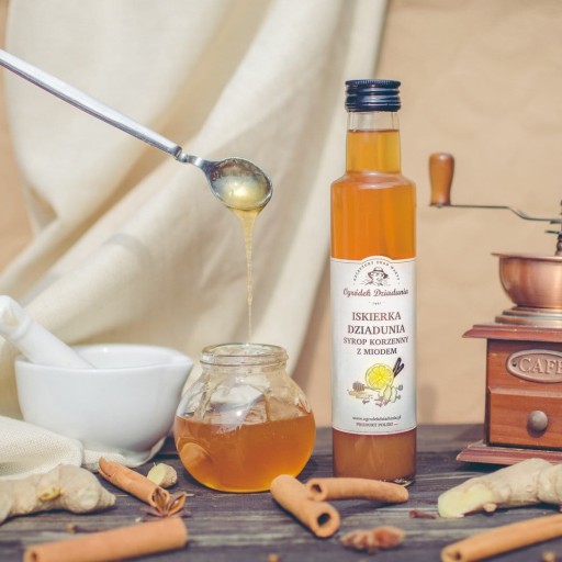 Pikantný sirup s medovou iskrou 315 g škorice