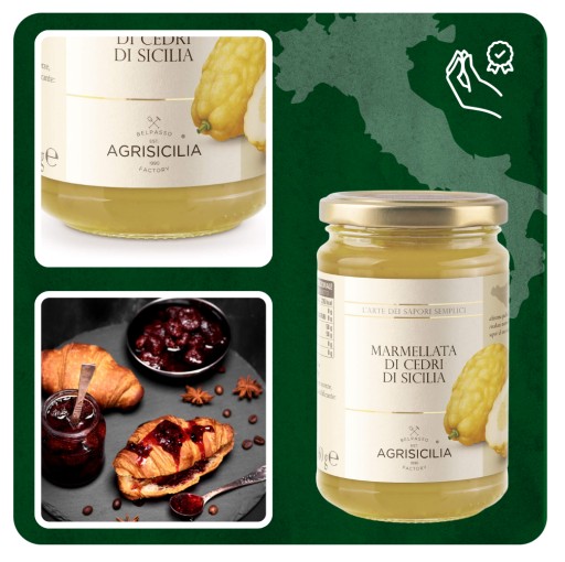 Agrisicilia sicílska cédrová marmeláda 360 g