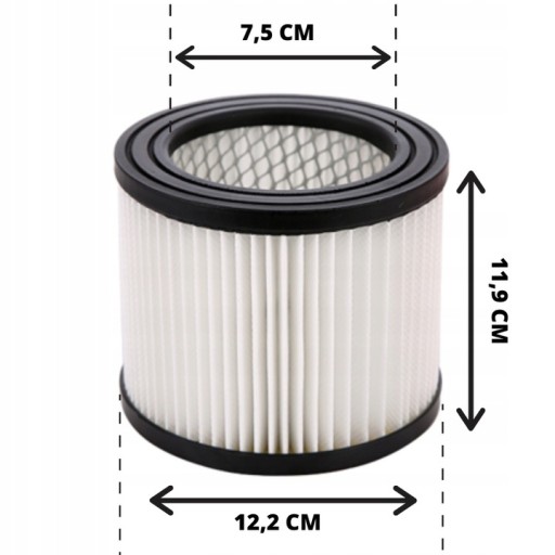 Umývateľný HEPA filter do dielenského vysávača Krb SEPARATOR popola