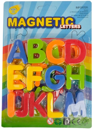 Magnetické písmená na magnetické tabule
